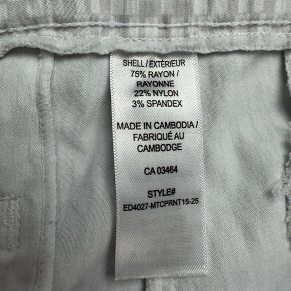 Rickis Gray Patterned Cropped Dress Pants Size L - Picture 6 of 7